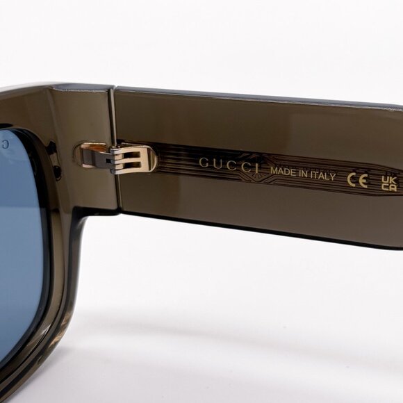 NEW AUTHENTIC GG1262S 003 GUCCI UNISEX SHIELD SUNGLASSES main image 5